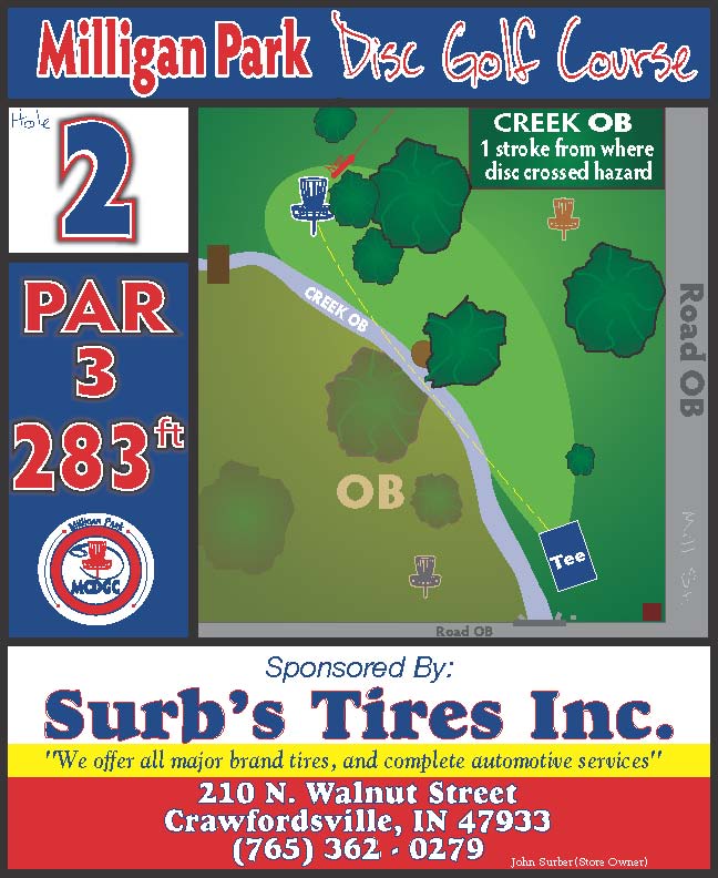 Montgomery County Disc Golf Club Hole 2