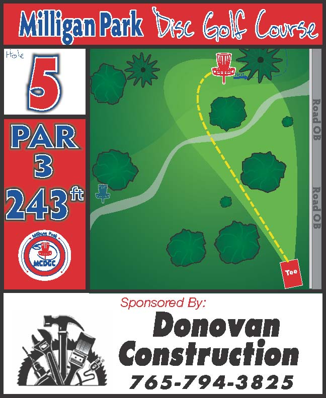 Montgomery County Disc Golf Club Hole 5