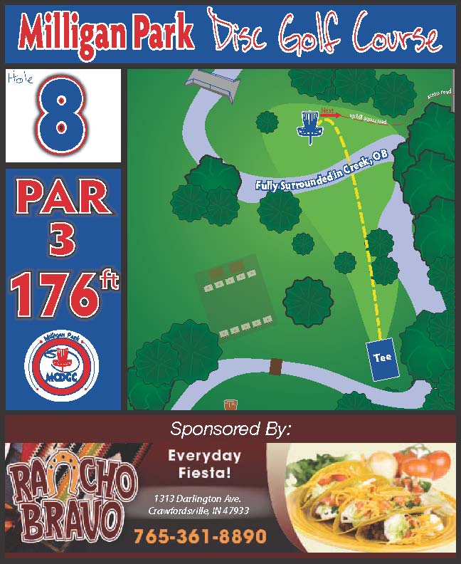 Montgomery County Disc Golf Club Hole 8