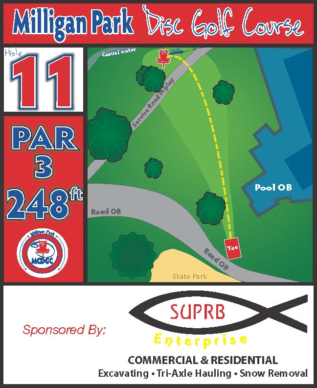 Montgomery County Disc Golf Club Hole 11