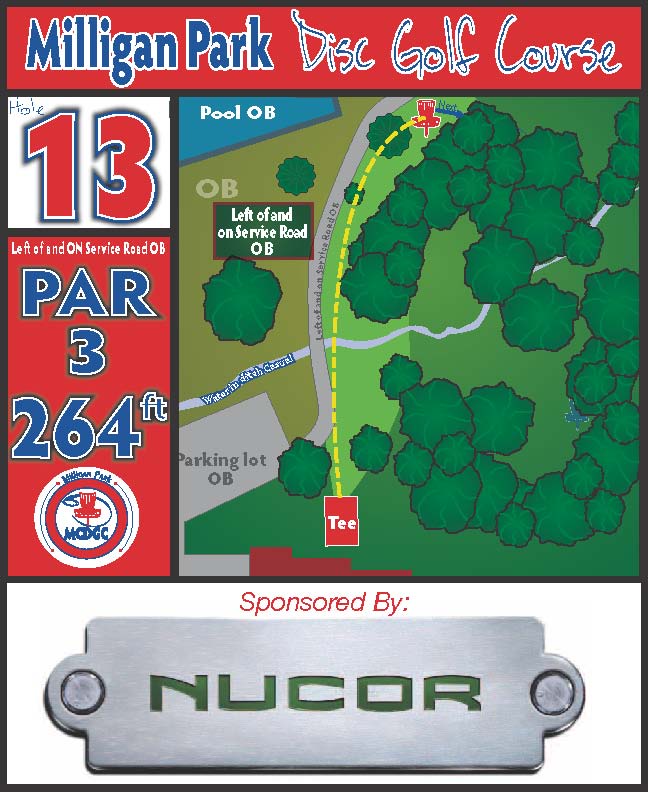 Montgomery County Disc Golf Club Hole 13