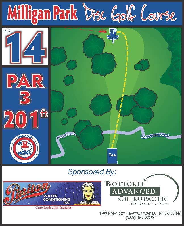 Montgomery County Disc Golf Club Hole 14