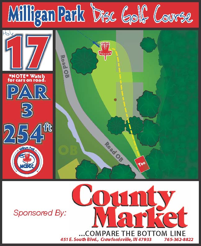 Montgomery County Disc Golf Club Hole 17
