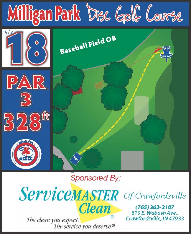Montgomery County Disc Golf Club Hole 18
