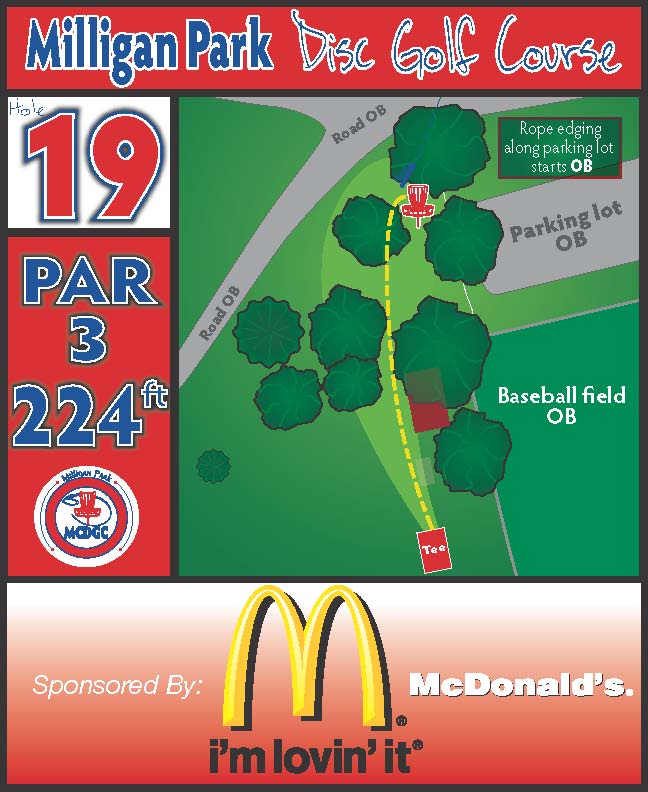 Montgomery County Disc Golf Club Hole 19