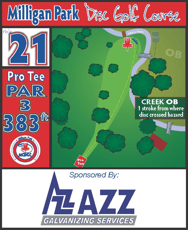 Montgomery County Disc Golf Club Hole 21p