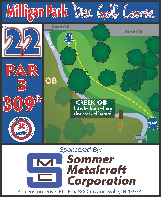 Montgomery County Disc Golf Club Hole 22